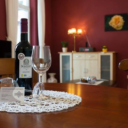 Ferienwohnung Zur Burg トレンデルブルク エクステリア 写真