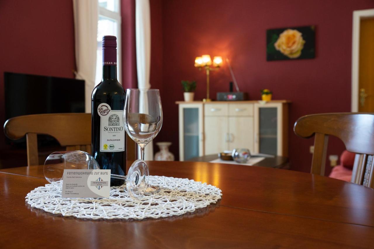 Ferienwohnung Zur Burg トレンデルブルク エクステリア 写真