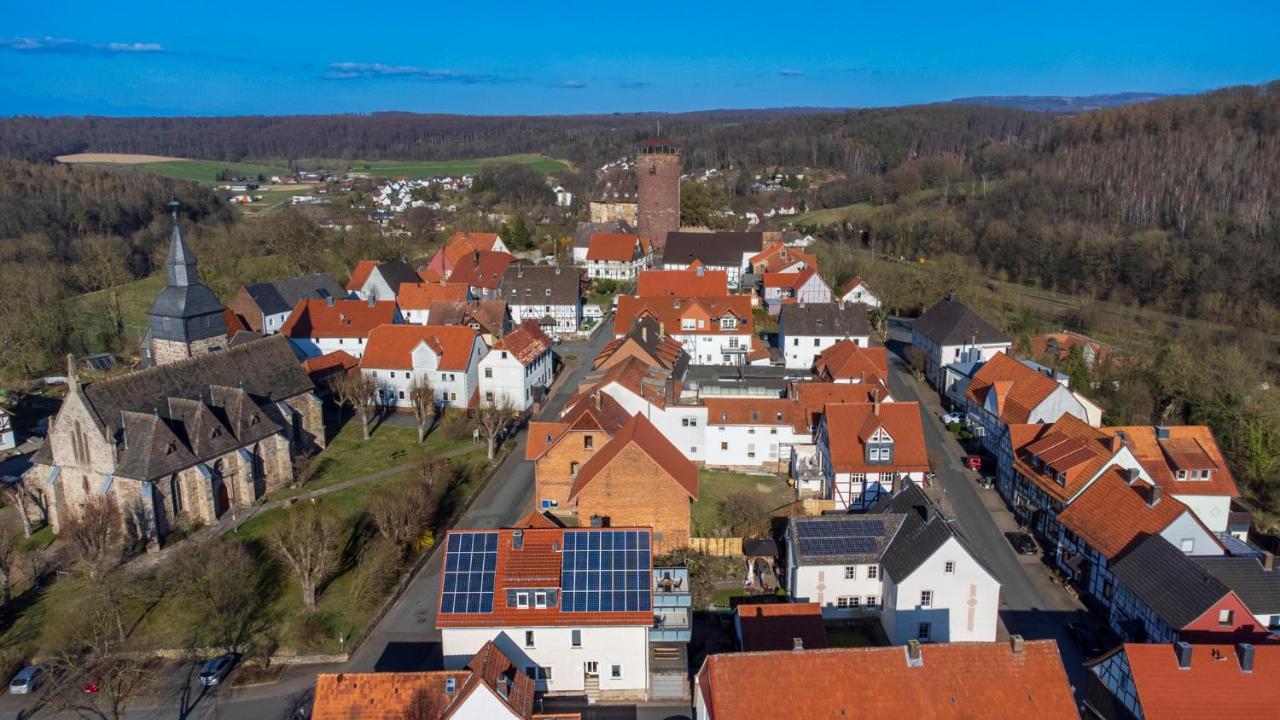 Ferienwohnung Zur Burg トレンデルブルク エクステリア 写真