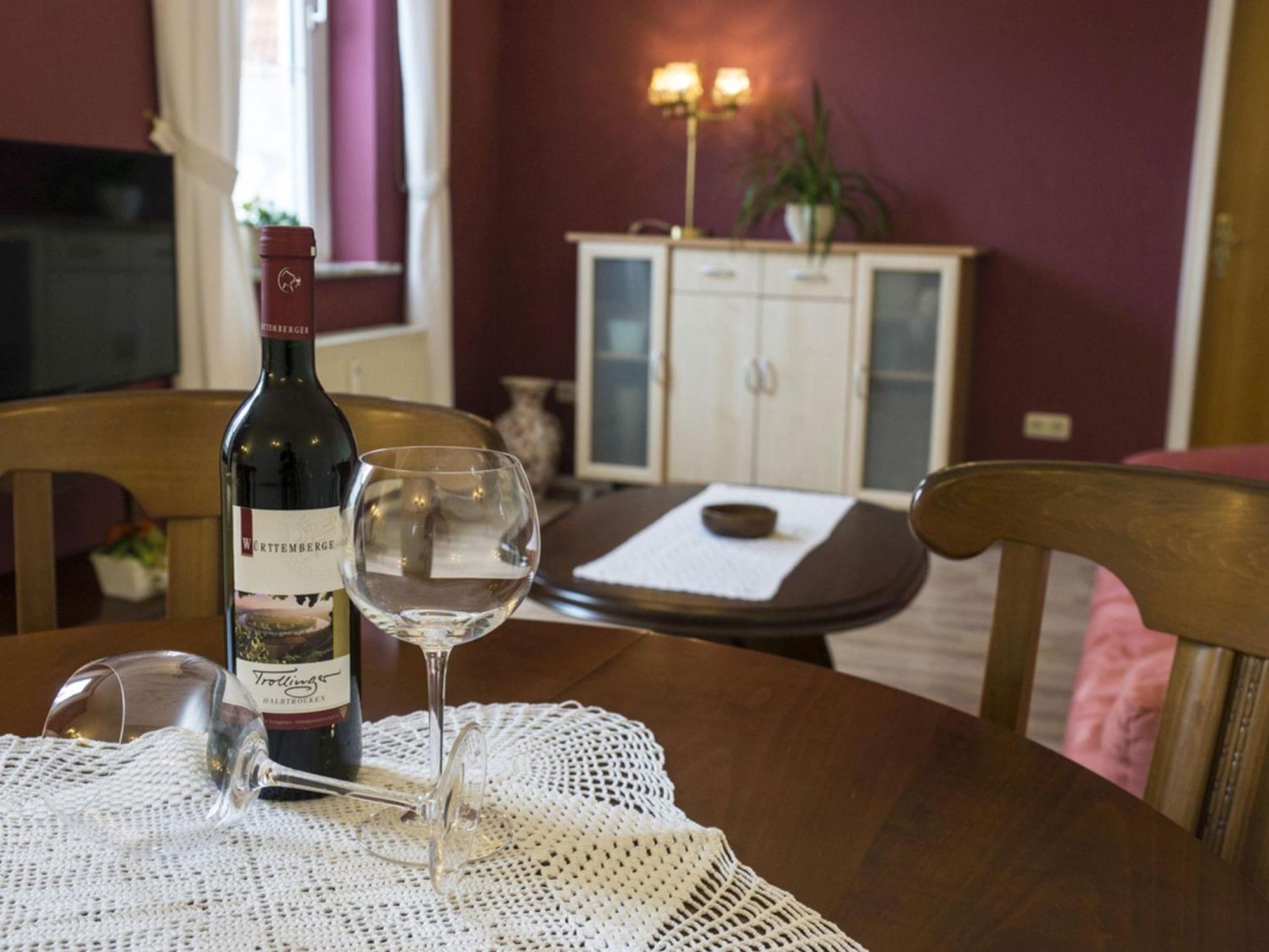 Ferienwohnung Zur Burg トレンデルブルク エクステリア 写真